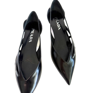 Prada Leather Flats Sz 38.5