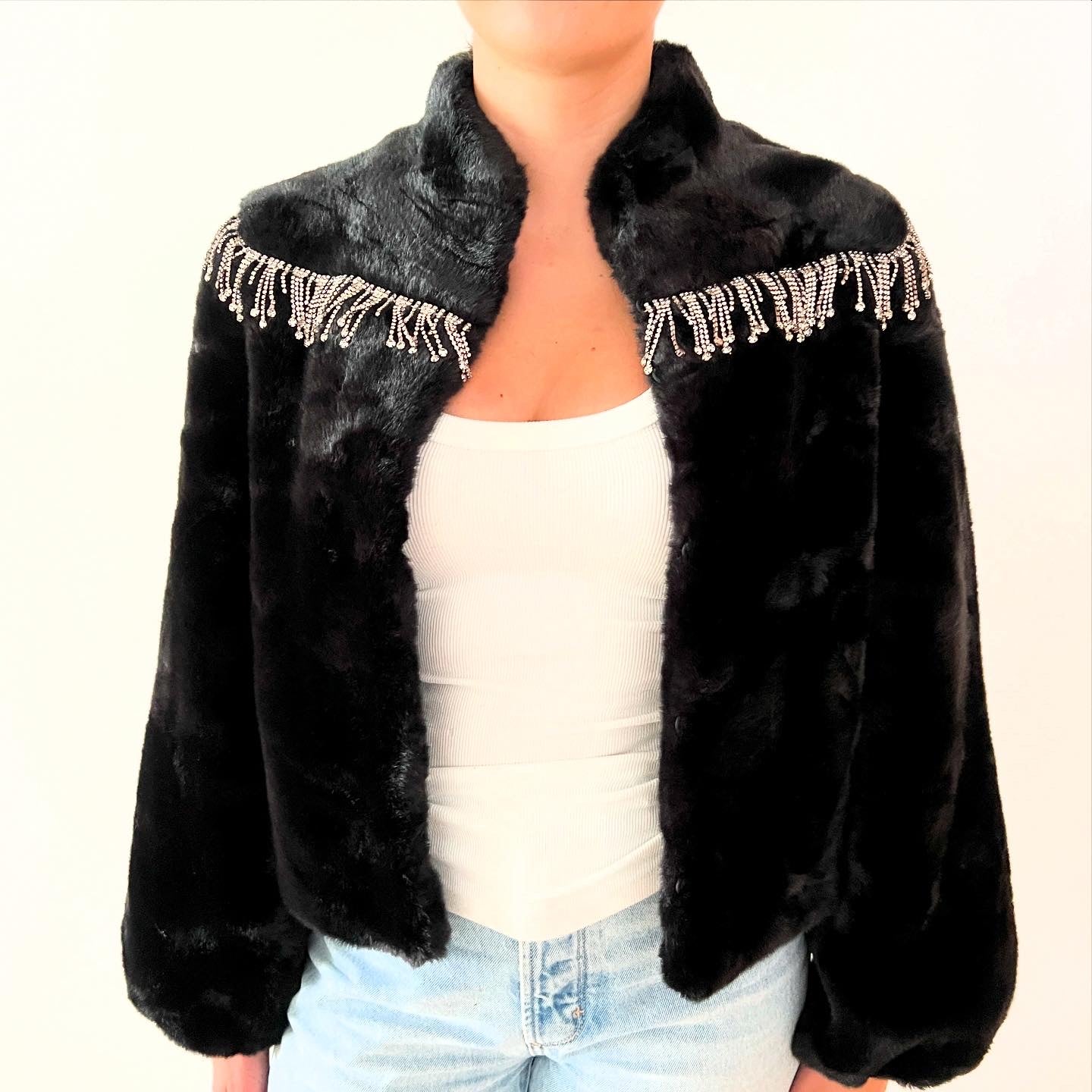 Shrimps Faux Fur Jacket Sz 6