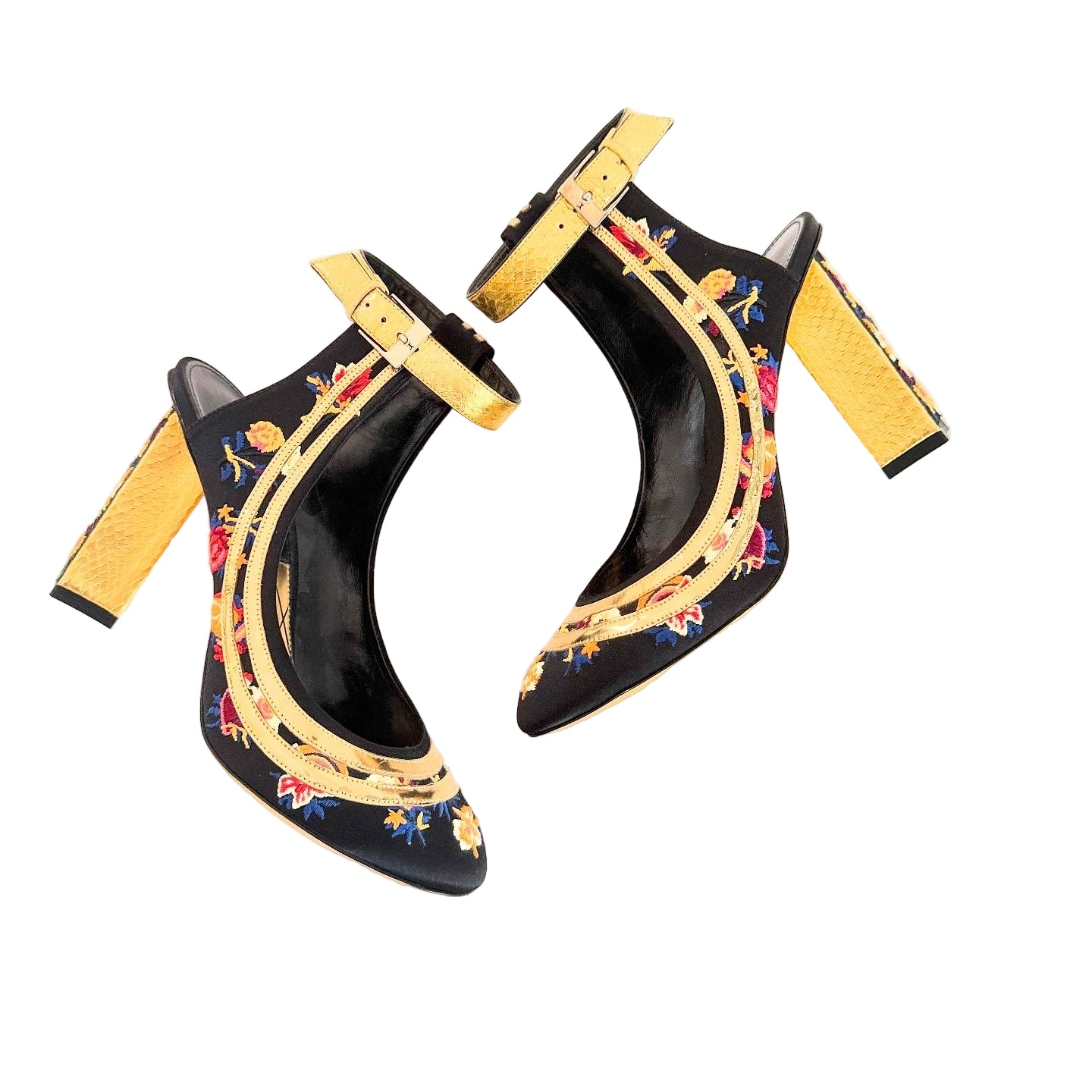 Louis Vuitton Floral Heels Sz 39