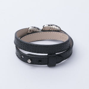 Bulgari Serpenti Leather Bracelet