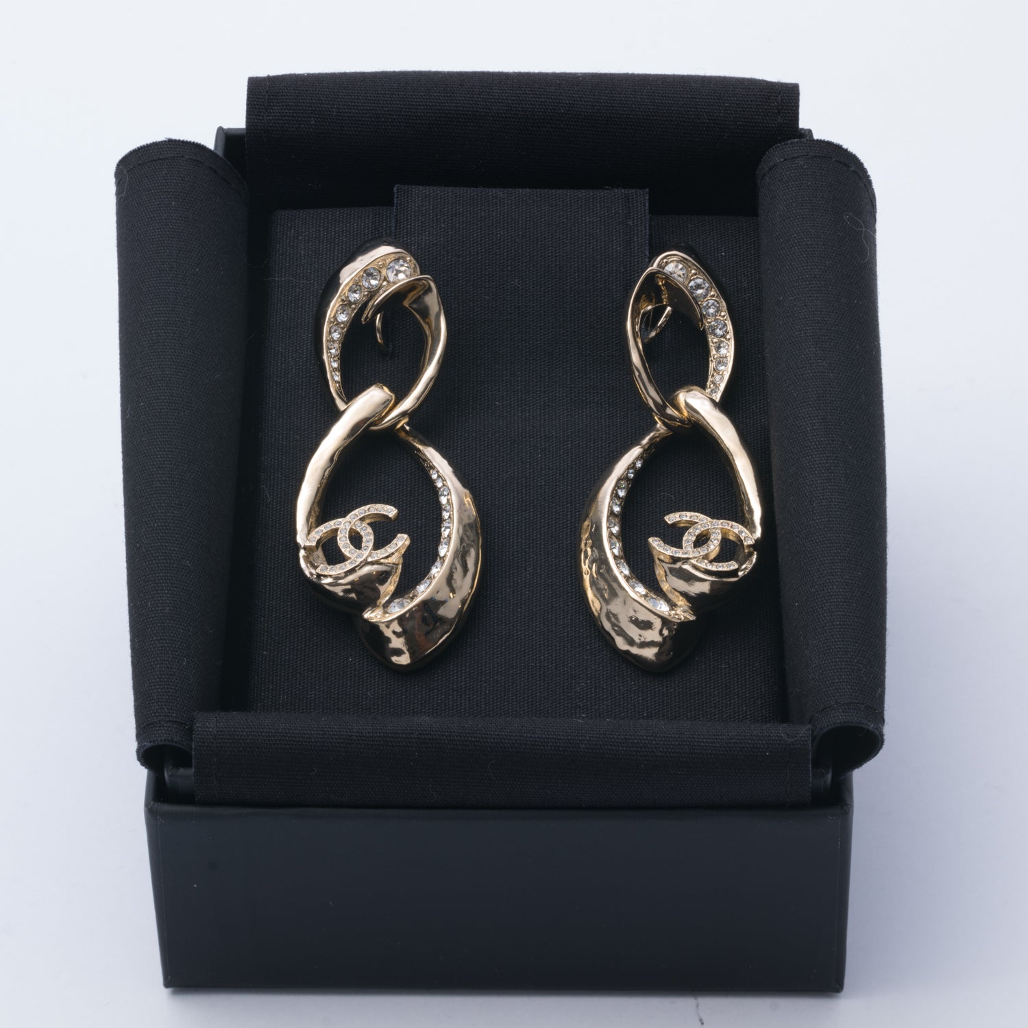 Chanel Silver Earrings