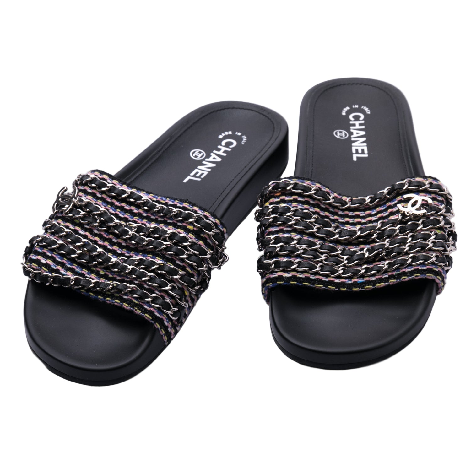 Chanel Chain Slides Sz 40