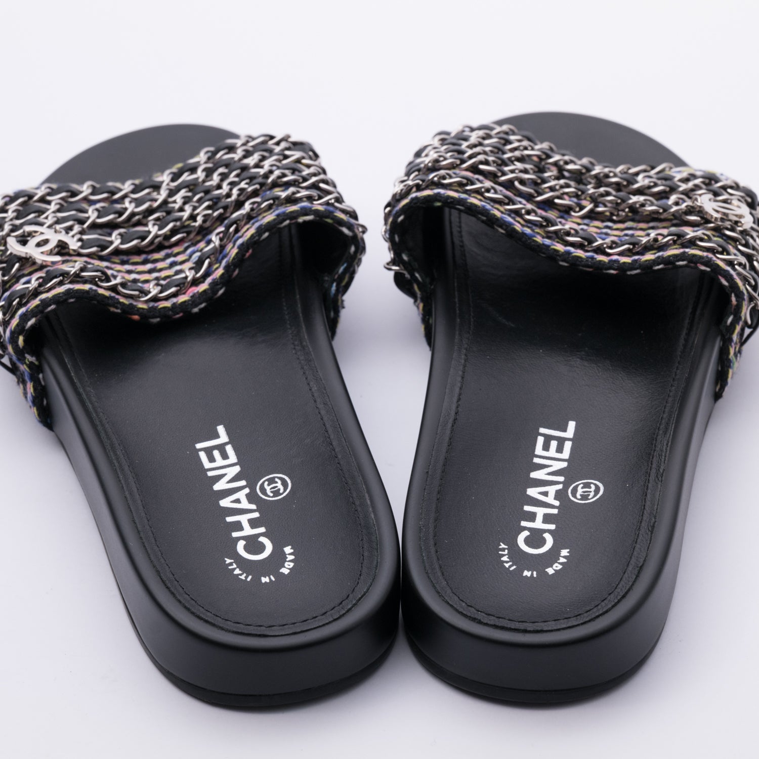 Chanel Chain Slides Sz 40
