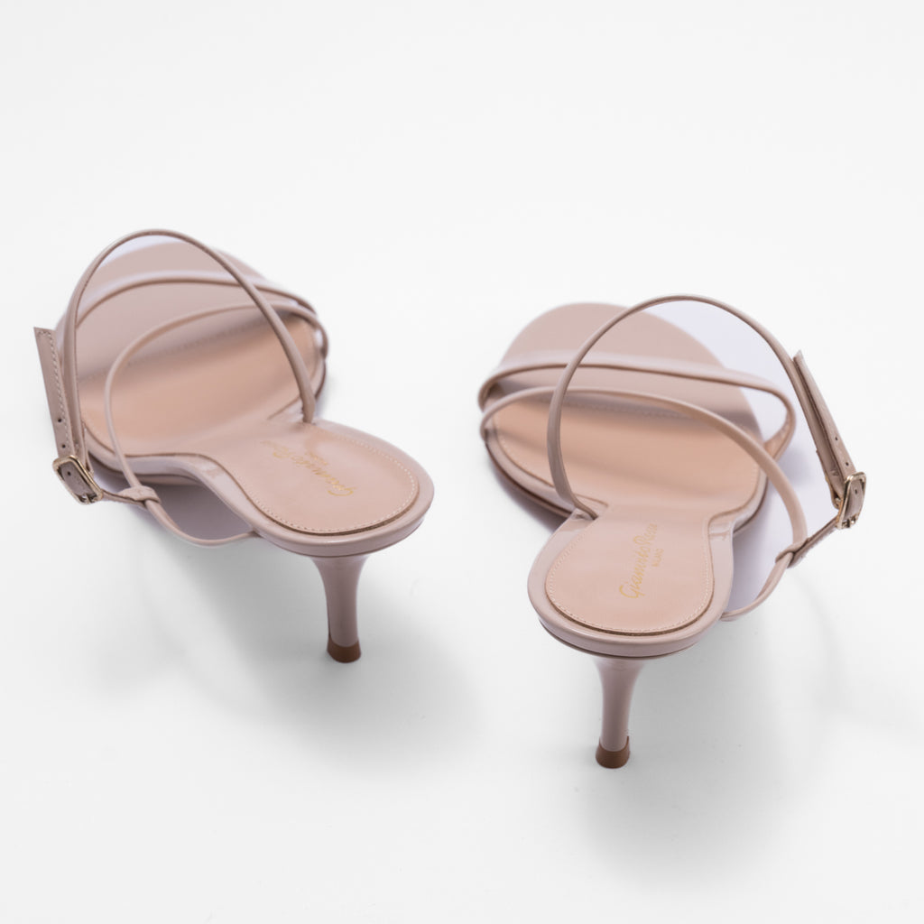 Aquazurra Nude Heels Sz 40