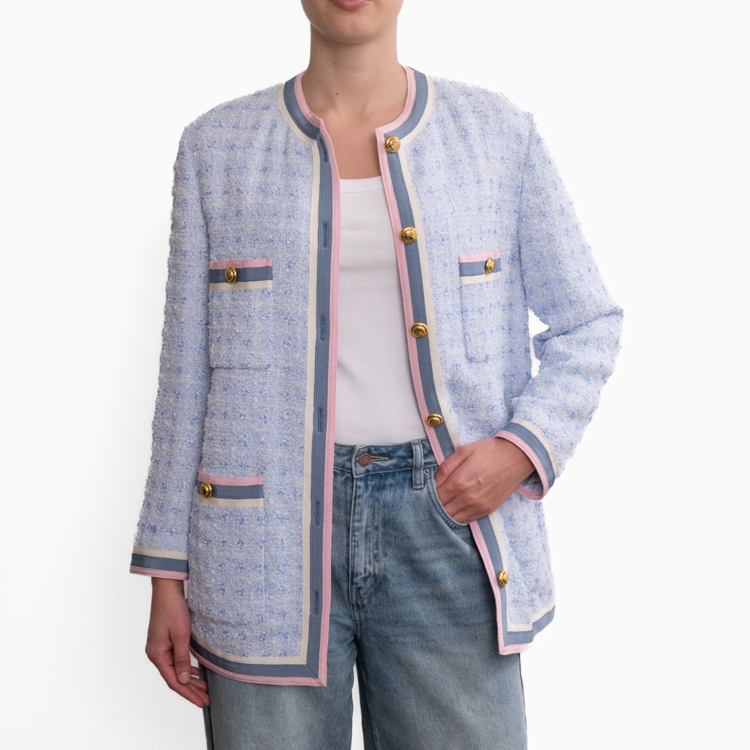 Gucci Tweed Jacket Sz 38