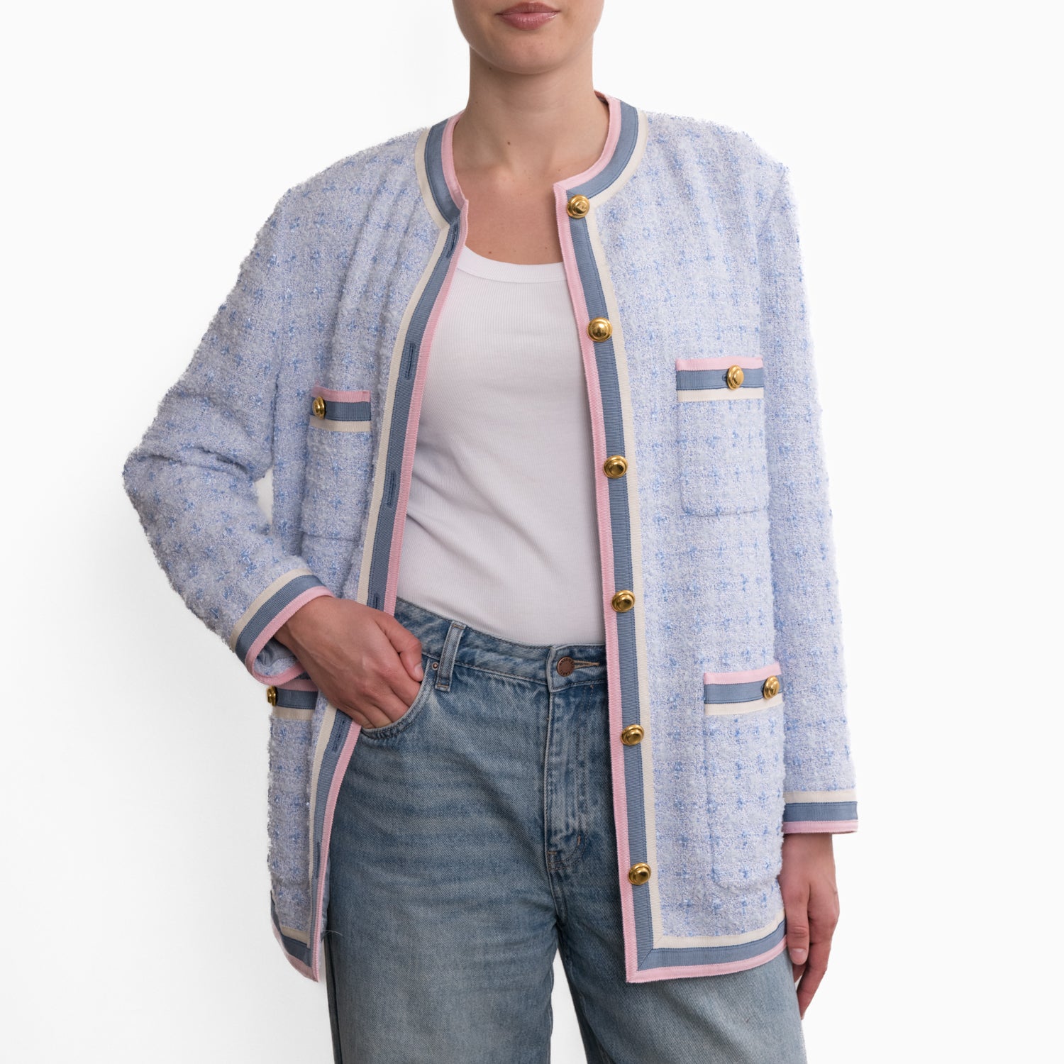 Gucci Tweed Jacket Sz 38