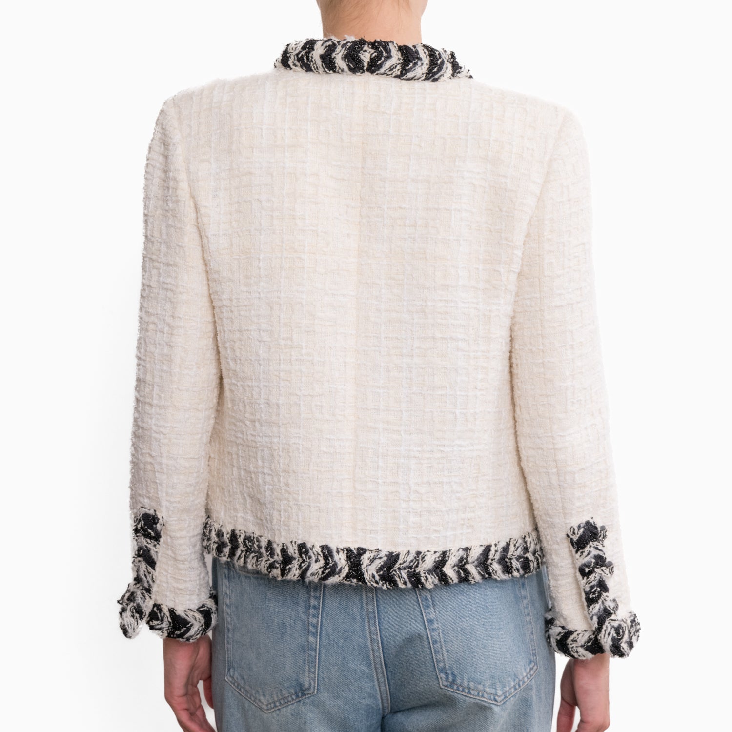 Chanel Classic Tweed Jacket Sz 38