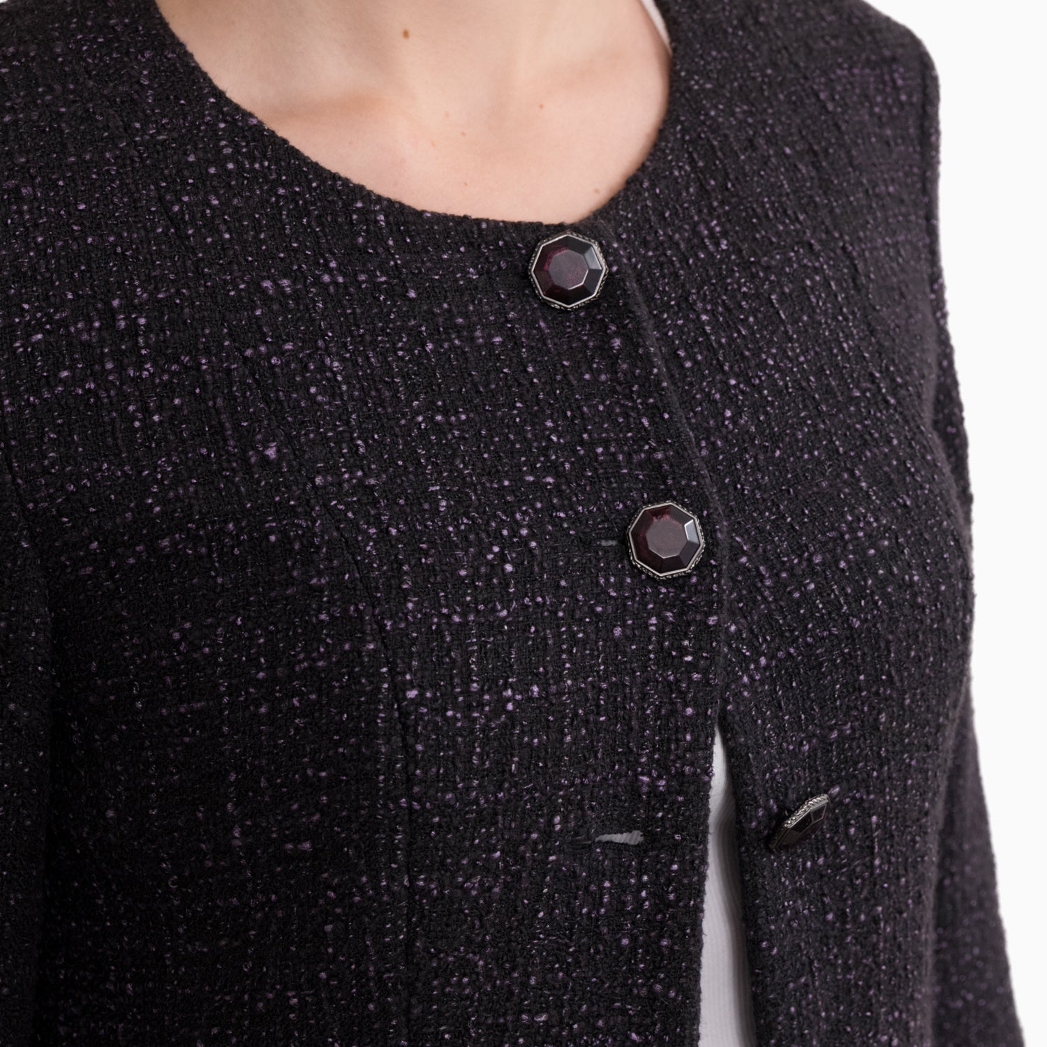 Chanel Tweed Jacket Sz 40