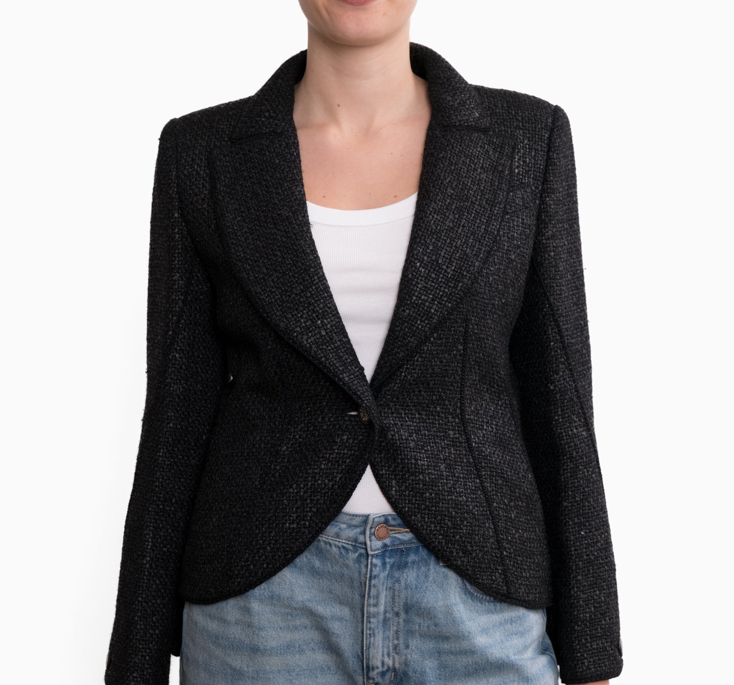 Chanel Tweed Jacket Sz 40