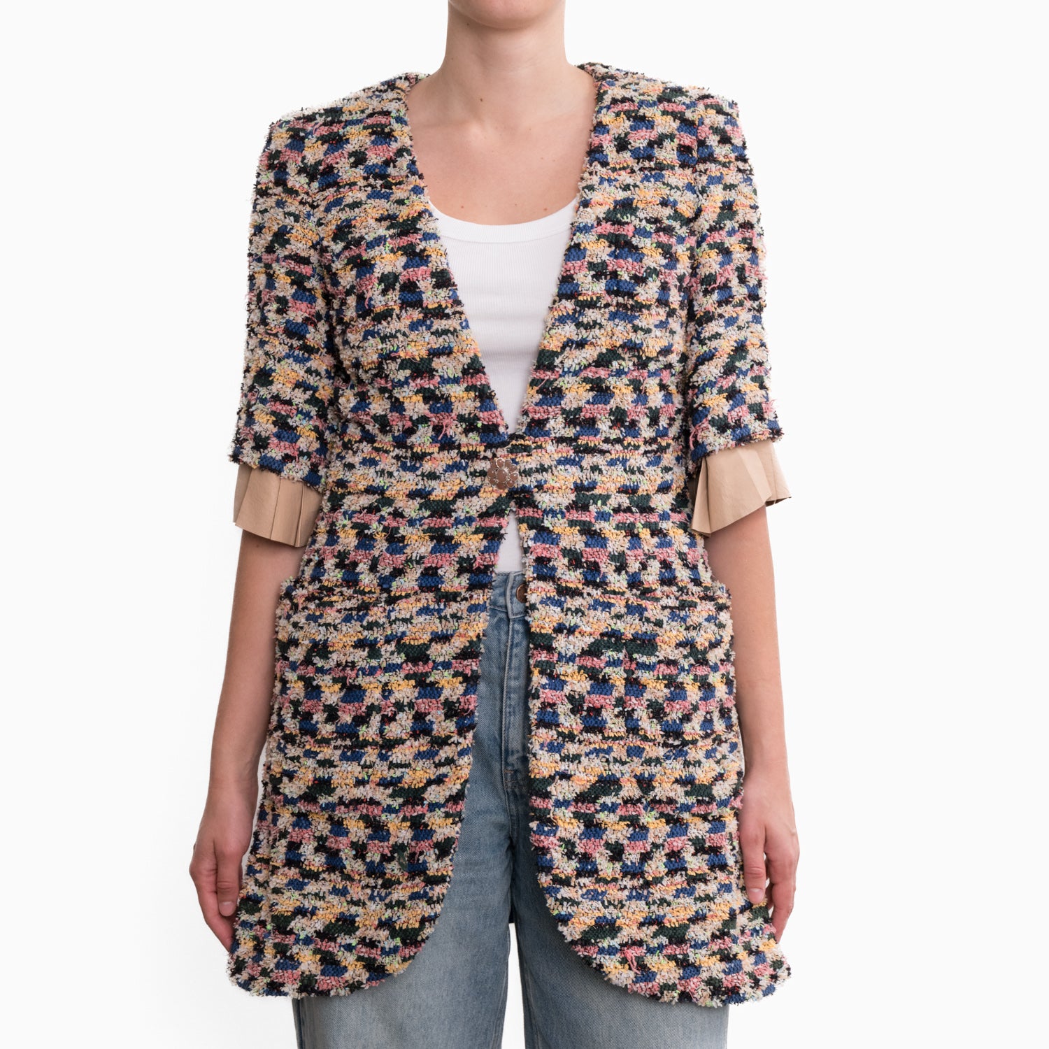 Chanel Fantasy Tweed Jacket Sz 40