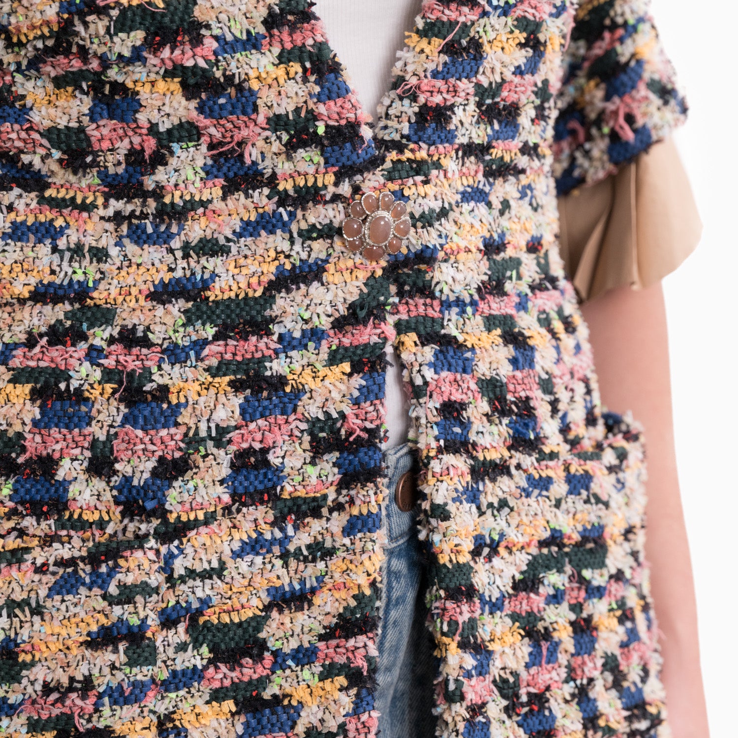 Chanel Fantasy Tweed Jacket Sz 40