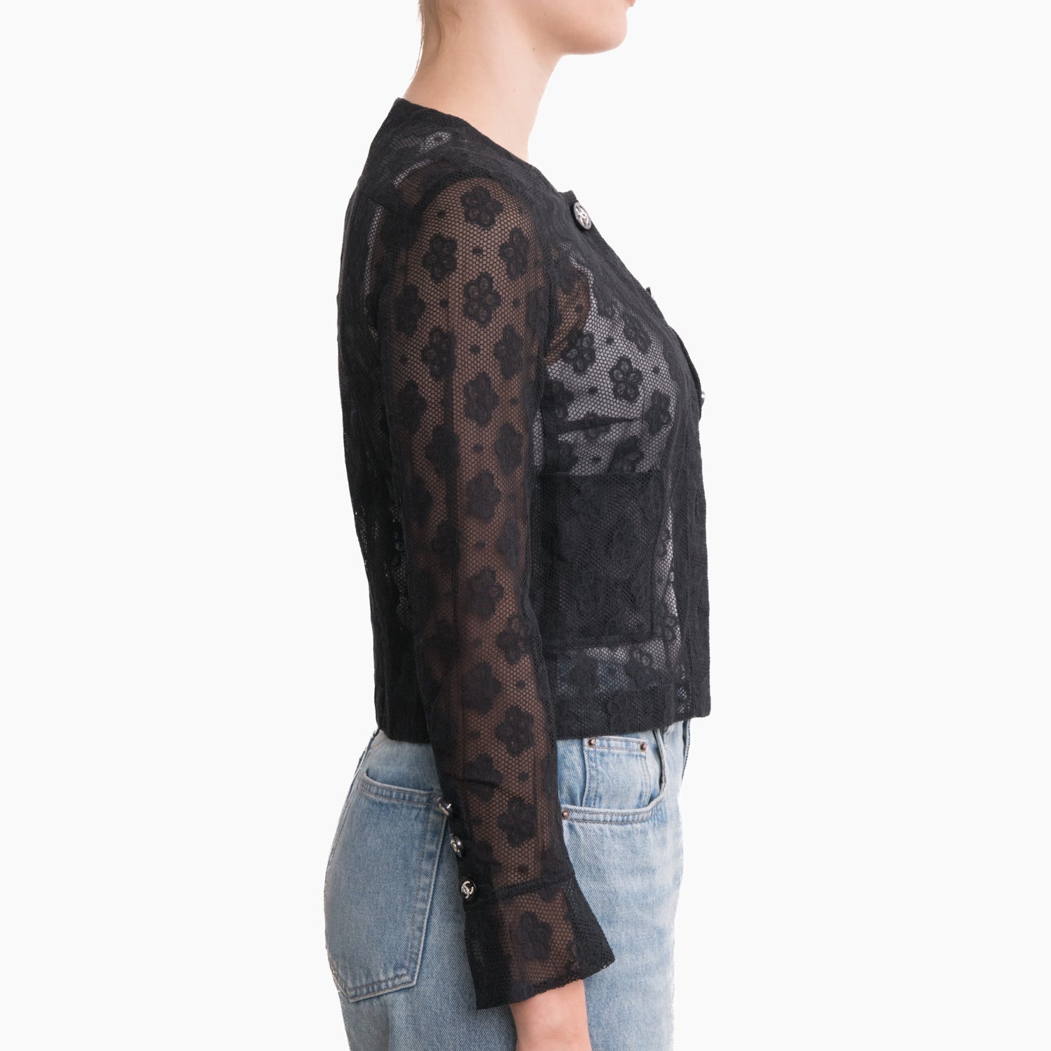 Chanel Lace Jacket Sz 34