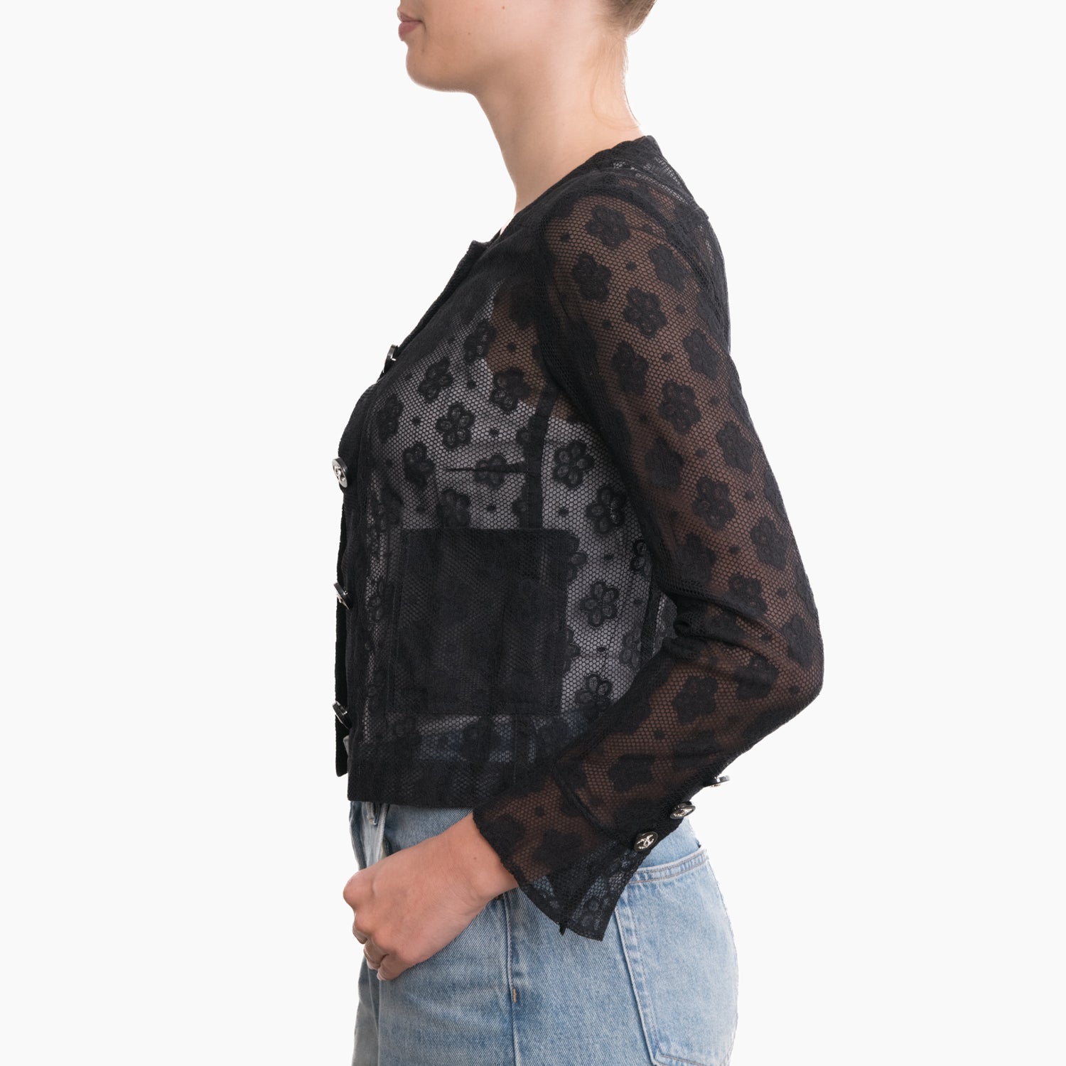 Chanel Lace Jacket Sz 34