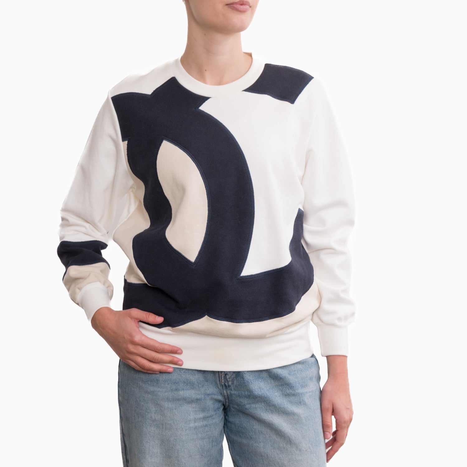 Chanel Logo Sweat Sz 38