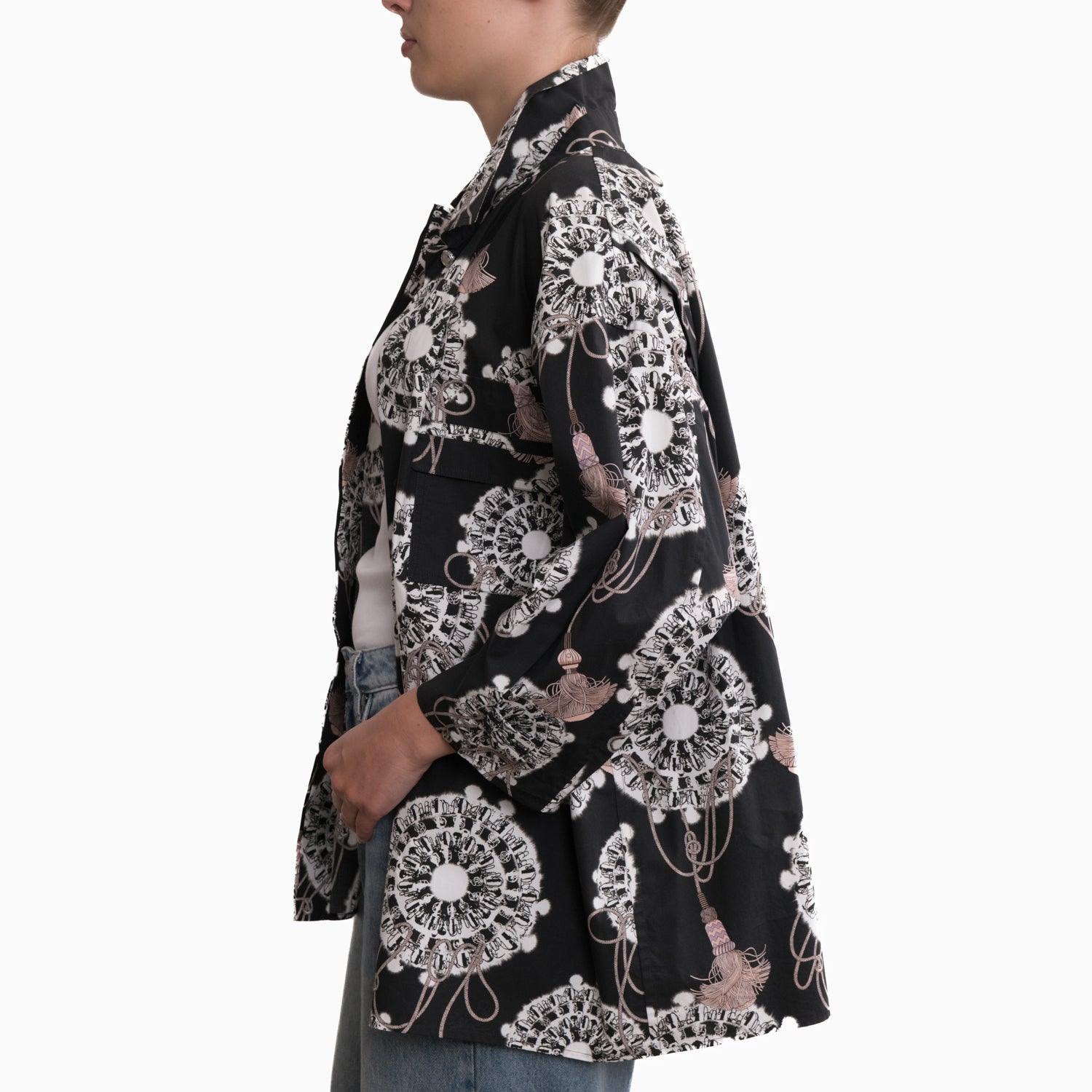 Hermes Print Shirt Sz 34