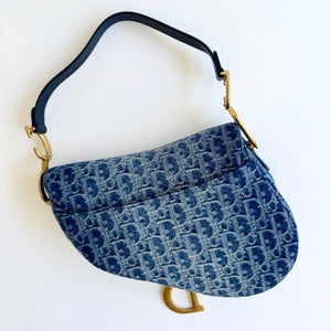 Dior Denim Saddle Bag